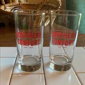 Southern Comfort Set of 2 Bar Glasses